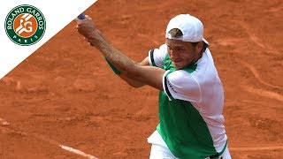 Lucas Pouille v Thomas Bellucci Highlights  Mens Second Round 2017  RolandGarros [upl. by Gnim]