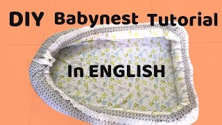 DIY  Babynest  Newborn Bed  Step by Step Tutorial  How to sew your own Affordable Dockatot [upl. by Karub]