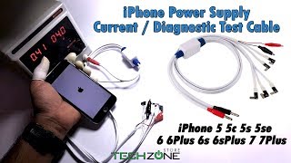 iPhone Professional DC Power Supply Current Test  Diagnostic Cable [upl. by Notwal]