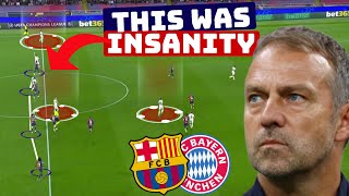 How Flick Destroyed The Bayern Machine  Tactical Analysis  Barcelona 41 Bayern Munich [upl. by Shelbi]