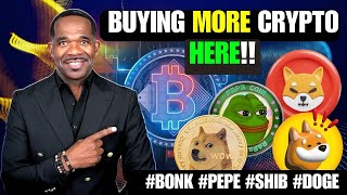 Buying MORE Here BONK PEPE SHIBAINU amp DOGE🔥🚀🚀 [upl. by Dorcas]