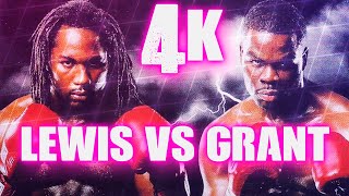 Lennox Lewis vs Michael Grant Highlights 4K [upl. by Ida683]