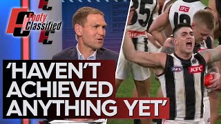 Kane Cornes unimpressed with Magpies over the top celebrations  Footy Classified  Footy on Nine [upl. by Austin]