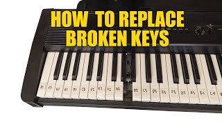 Repair Broken keys Digital piano Roland EP 70 [upl. by Anselmo]