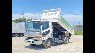 1998 Model Fuso Fighter Dumper 6D17 Engine [upl. by Nodnnarb]