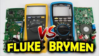 EEVblog 1447  EXPENSIVE Fluke vs CHEAPER Brymen  Teardown [upl. by Griffy]