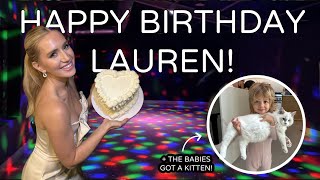 WERE BACK HAPPY BIRTHDAY LAUREN XO [upl. by Hsirk]