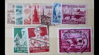 Briefmarken wertvoll oder nicht Schatzsuche in Briefmarkensammlung Deutsches Reich [upl. by Dita]