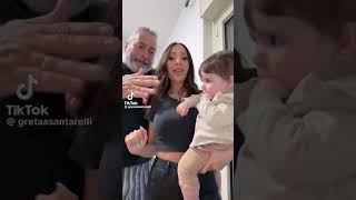 Greta Santarelli tiktok perte trend neiperte viral baby family [upl. by Munford]