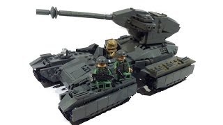 Lego Halo Scorpion Tank MOC [upl. by Neddra887]