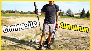 Aluminum vs 100 Composite Slow Pitch Softball Bats Which is Better [upl. by Ial]