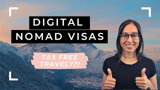 Digital Nomad Visas Explained  How to Travel and Work Remotely 2022 Tips [upl. by Isnyl311]