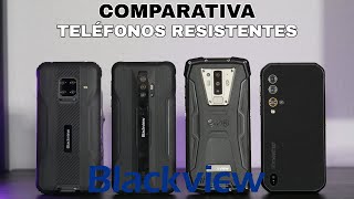 ¿Qué teléfono RESISTENTE es para ti 🔨 Blackview BV5100 vs BV6300 vs BV6900 vs BV9900E  COMPARATIVA [upl. by Kawasaki]