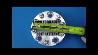 How to measure a 5 lug wheel bolt pattern [upl. by Mei]