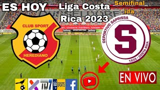 Herediano vs Saprissa en vivo donde ver a que hora juega Herediano vs Saprissa semifinal 2023 [upl. by Pohsib]