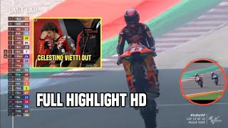 Highlight Race Moto2 India Pedro Acosta Menang Celestino Vietti Out Duel Arbolino Vs Garcia [upl. by Pearl]