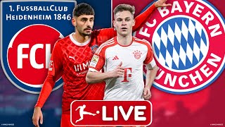 🔴 1 FC Heidenheim  FC Bayern München  Bundesliga 28 Spieltag  Watchparty [upl. by Mendy]