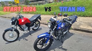 TITAN 190 PASSOU MAL PRA START 160 2024 [upl. by Leonanie]