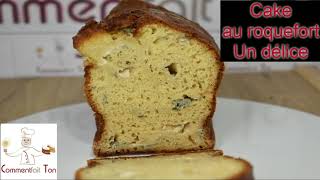 Cake au roquefort  la recette facile et gourmande  Recette de cake salé au fromage [upl. by Gans653]