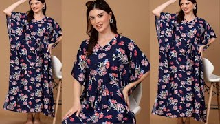 How to make kaftan kurti  kaptan kurti design cutting And stitching 😍 fashion [upl. by Persse574]