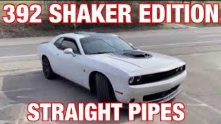 2016 Dodge Challenger 392 HEMI SHAKER EDITION DUALS w STRAIGHT PIPES [upl. by Gavrilla956]