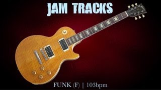 Funk Guitar Backing Track F  MegaBackingTracks [upl. by Nimzzaj350]