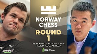 World 1 Magnus Carlsen vs World Champion Ding Liren Wholl Outshine Whom Norway Chess 2024 Rd 1 [upl. by Akemor358]