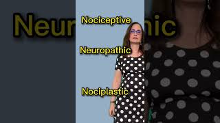 What are Nociceptive Neuropathic and Nociplastic PAINs [upl. by Standley]