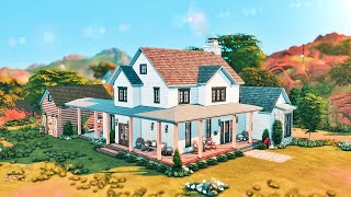 The Old Farmhouse  The Sims 4 HORSE RANCH Build 🏡 🐴 [upl. by Amri]