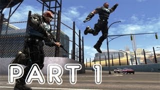 Lets Play  Crackdown  Keys to the city mode  Part 1 [upl. by Nesnej136]