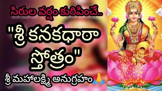 KANAKADHARA STOTRAM  శ్రీ కనకధారాస్తోత్రం  Kanakadhara Stotram Brings Wealth and Blessings [upl. by Frans]