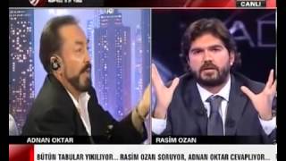 Rasim Ozan Kütahyalı Adnan Oktar Kavgası Canlı yayında 25012013 [upl. by Stelu]