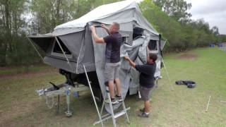 Skamper Kampers  Dingo Setup Instruction Video [upl. by Laertnom289]