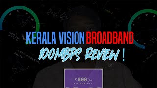 Kerala Vision Broadband 100mbps I Review  Speed Test Download amp Upload Test More  Simple Jeevan [upl. by Aliekahs418]