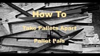 Pallet Pryer  Take Pallets Apart Easily With The Pallet Pals [upl. by Levey]