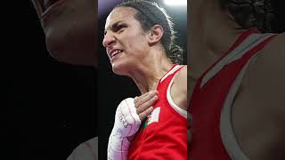 Algerian boxer Khelif eyes gold amid gender row [upl. by Burrow]