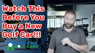 RXV ELiTE Electric Golf Car Review with Lake Erie Golf Cars [upl. by Gav]