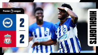 PL Highlights Brighton 2 Liverpool 2 [upl. by Clemen170]