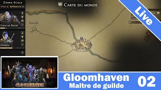 LIVE Gloomhaven Digital  Maître de Guilde  02 [upl. by Eisen]