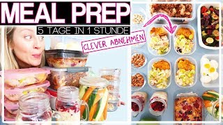 MEAL PREP für 5 Tage  Clever ABNEHMEN  schnelle Rezepte  Just Spices [upl. by Aisyat]