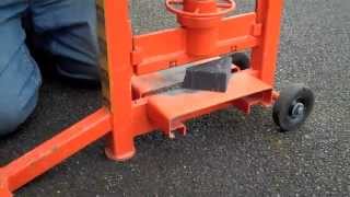 Block Splitter by MTH Tool Hire Equipment Rental Chesterfield Derbyshire [upl. by Rehpatsirhc806]