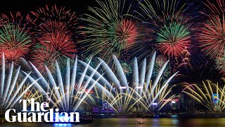 Asia and Australia usher in new year with huge firework displays [upl. by Sukram]