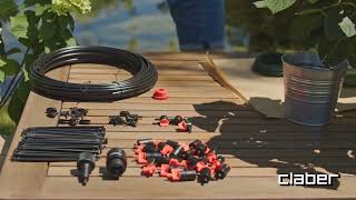 Claber Drip Irrigation Kit with Logica Timer  90766 [upl. by Koosis]