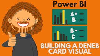 Create a Deneb Card Visual in Power BI [upl. by Aikemaj]