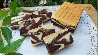 RESEP OGURA MARBLE CAKE  Marmer Cake Lembut [upl. by Smiga116]