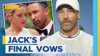 MAFS groom Jack gives his final vows a second go  Today Show Australia [upl. by Ametaf]