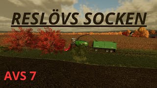 HACKAR MAJS TILL FODER RESLÖVS SOCKEN AVS 7 Farming Simulator 22 [upl. by Amrak]