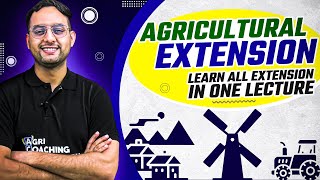 Agricultural Extension  All in one lecture [upl. by Scibert]