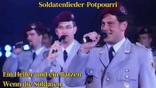 Rare Version Ein Heller und ein Batzen  German Army Bundeswehr Soldiers Songs Marschmusik [upl. by Meier]