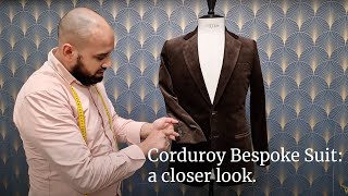 Corduroy Bespoke Suit a closer look to stylish comfort suits [upl. by Arthur]